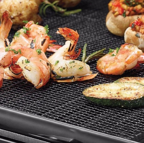 Reusable Non-Stick Grilling Mat - BBQ Wire Mesh for Outdoors